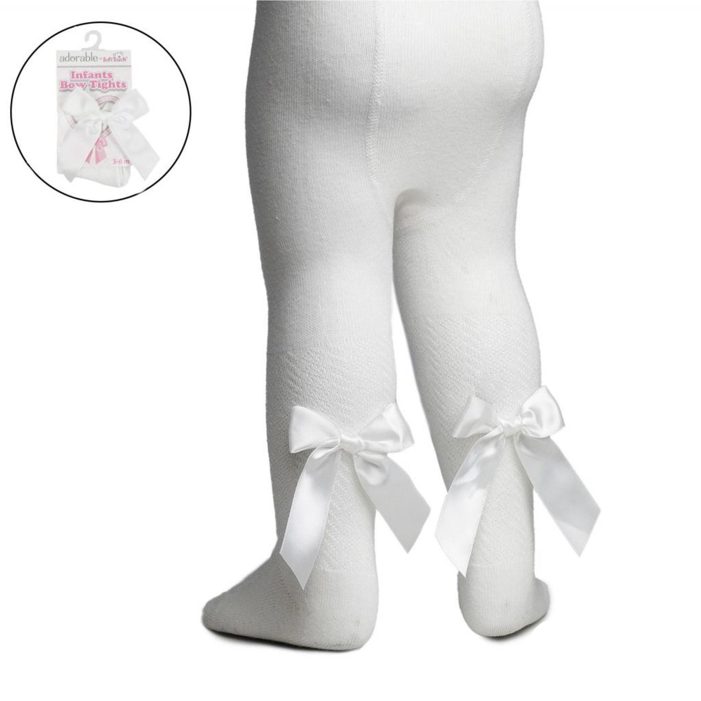Baby girls bow tights