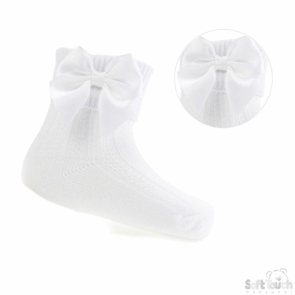 Various colours ankle bow socks
