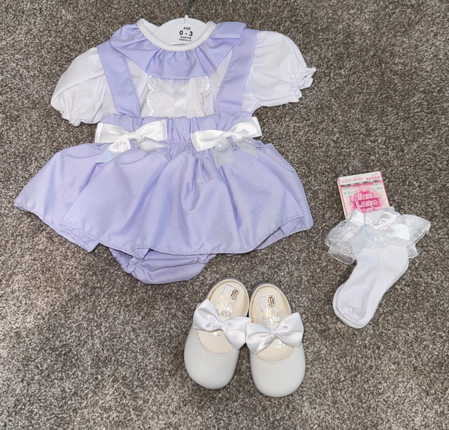 Baby girls lilac set
