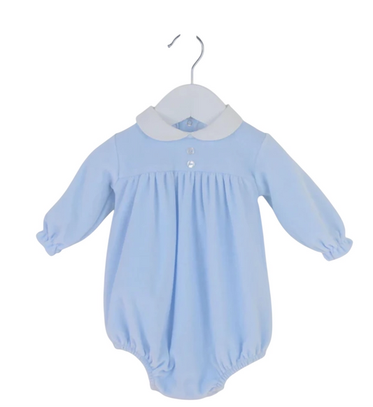 Pex blue velour romper