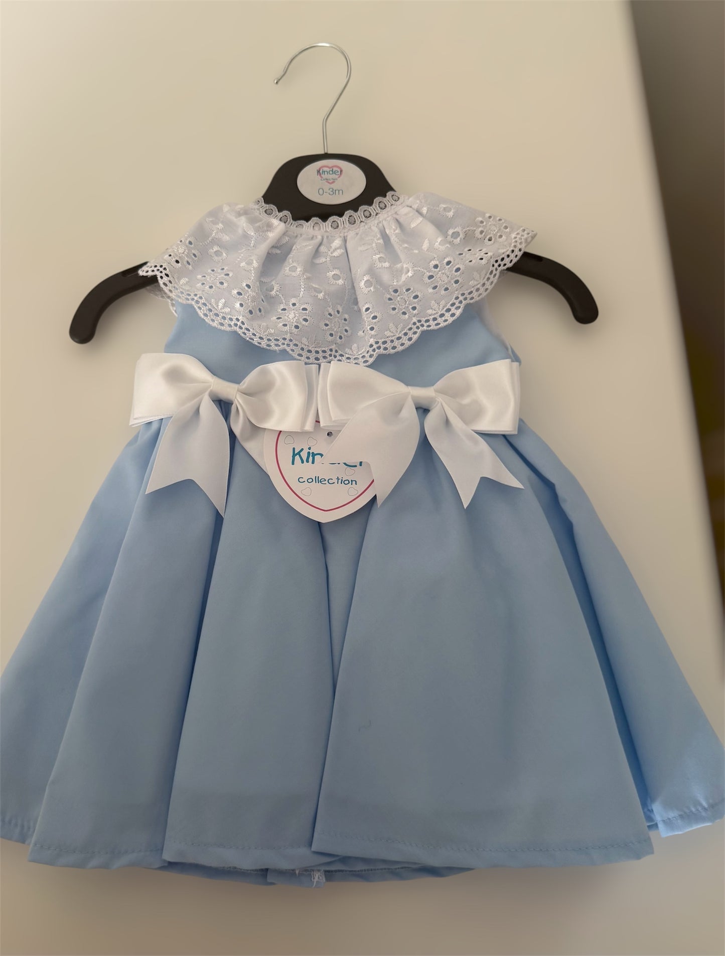 Girls blue Aline dress
