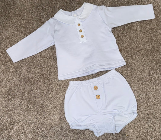 Boys collar jam pant set