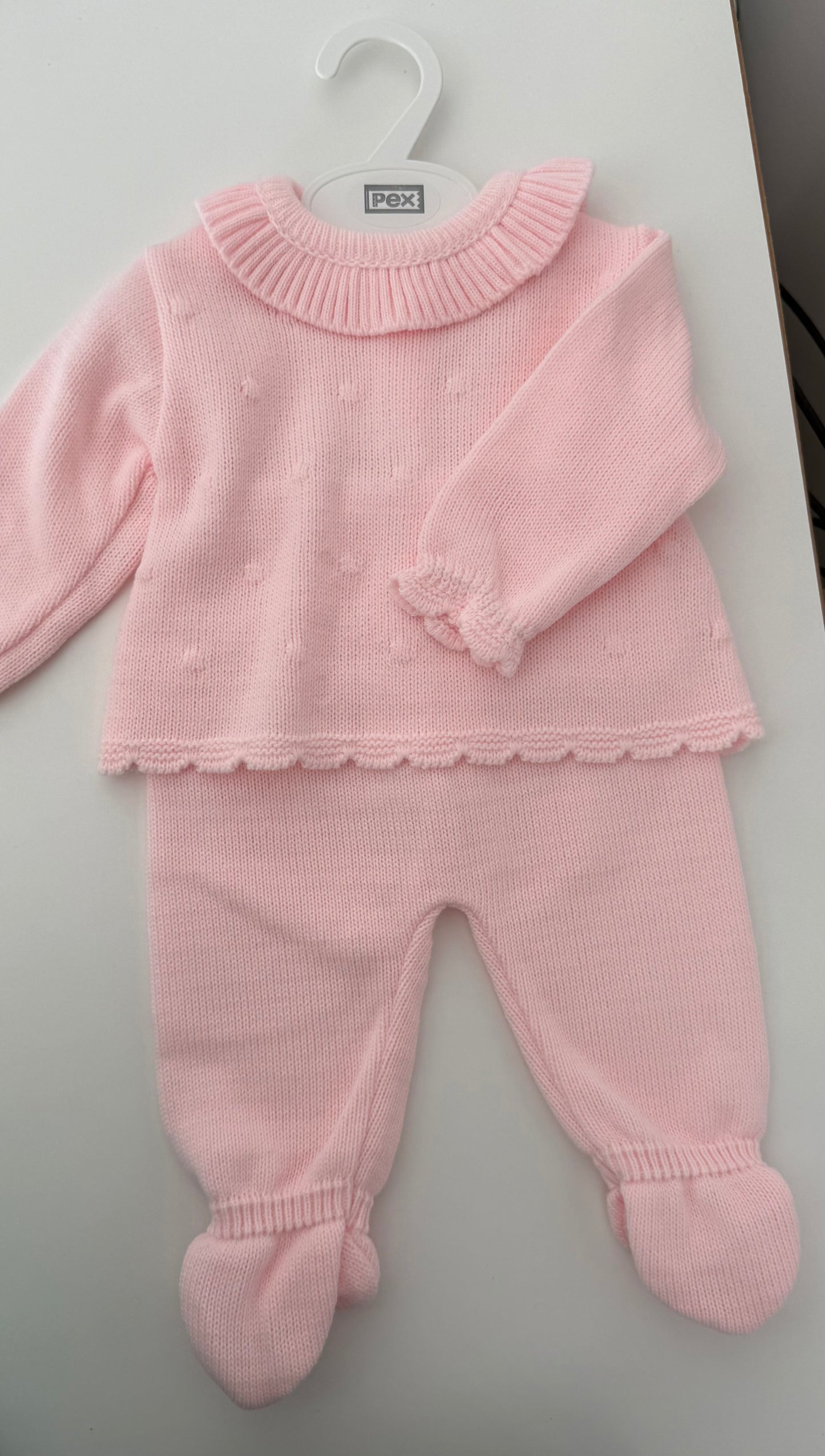 Sample - pink knit 2 piece