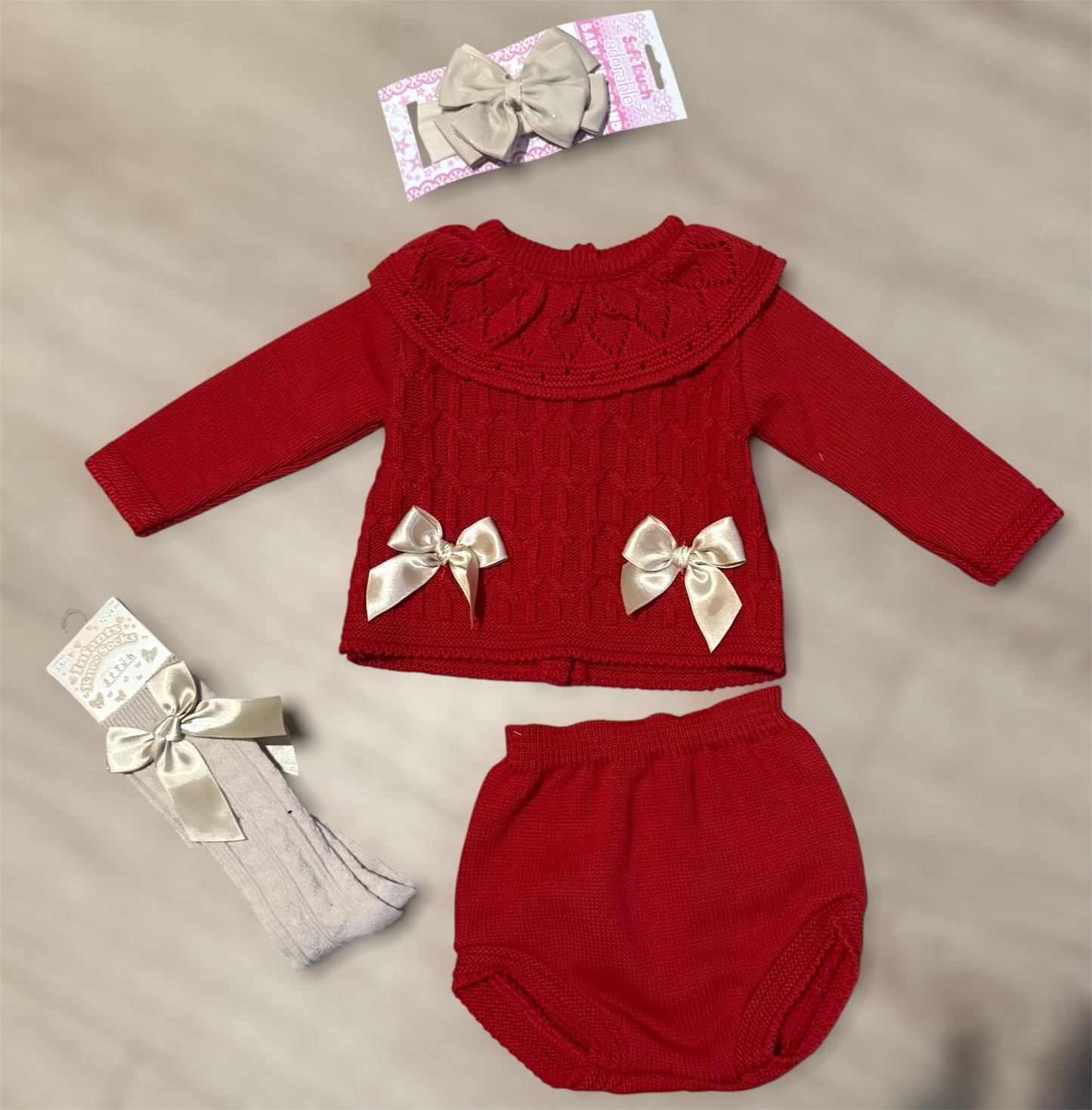 Pex red jam pant set