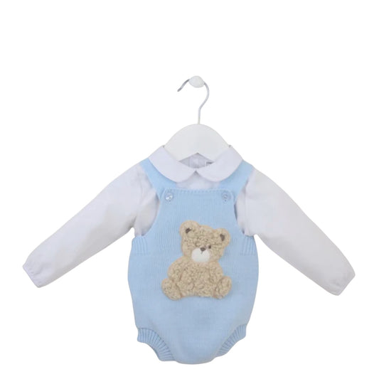 Pex blue teddy romper