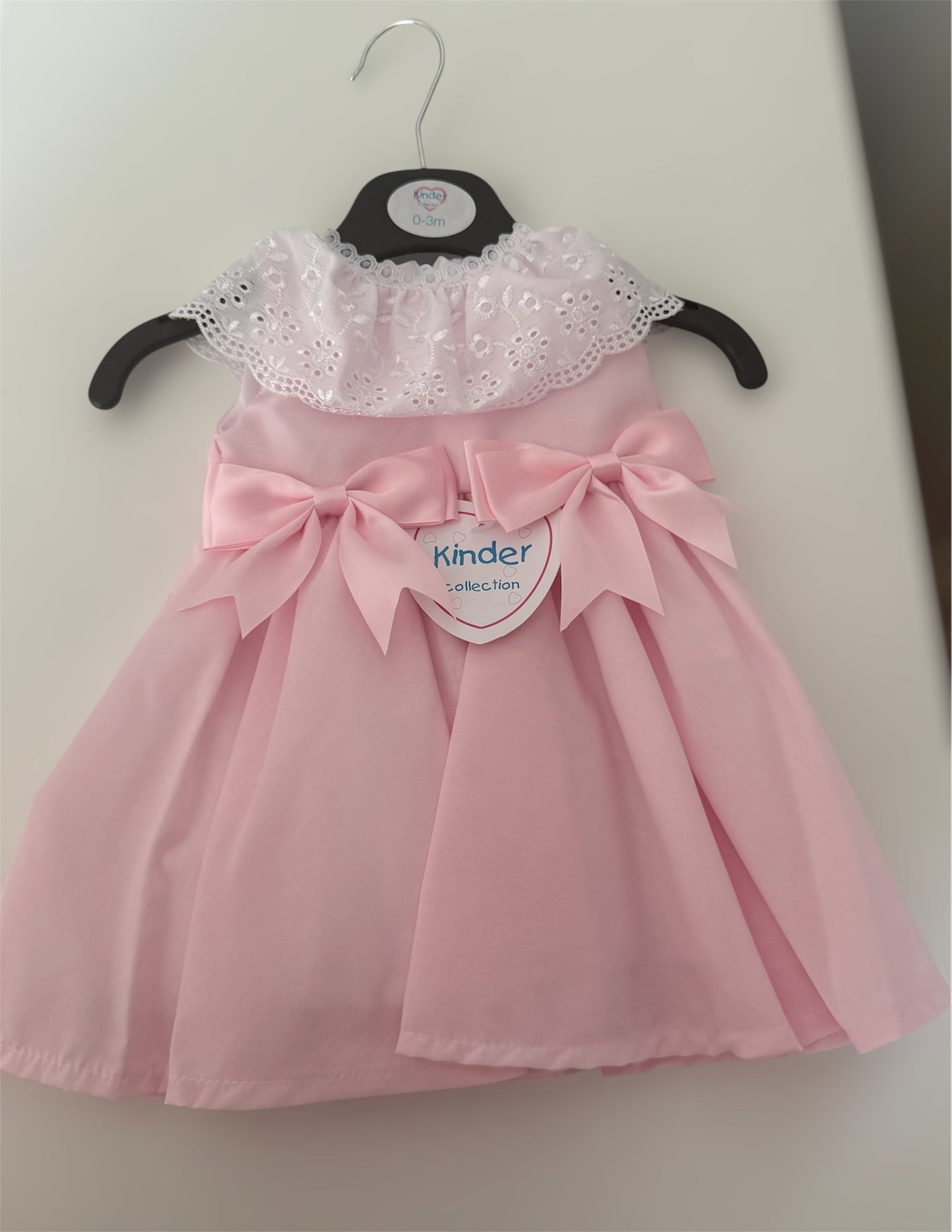 Girls pink Aline dress