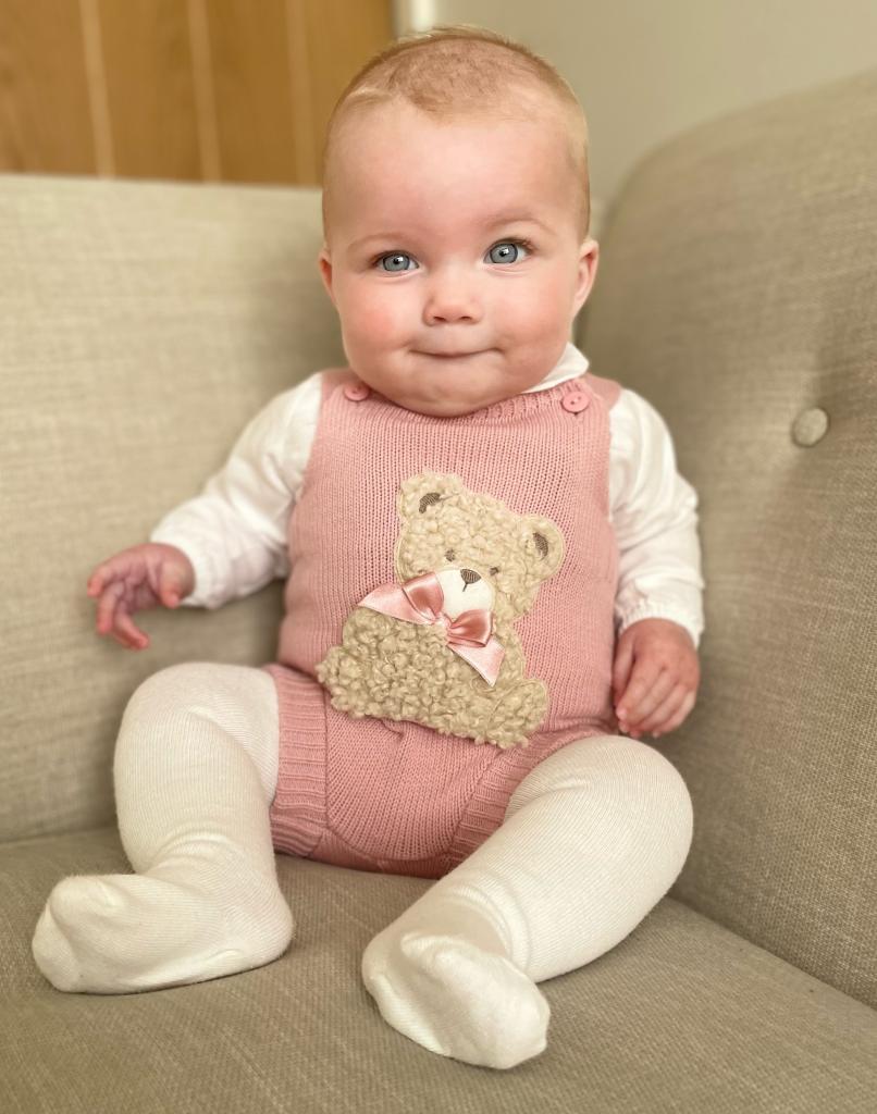 Dusky pink pex teddy romper