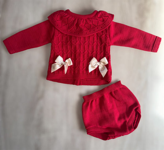 Pex red jam pant set