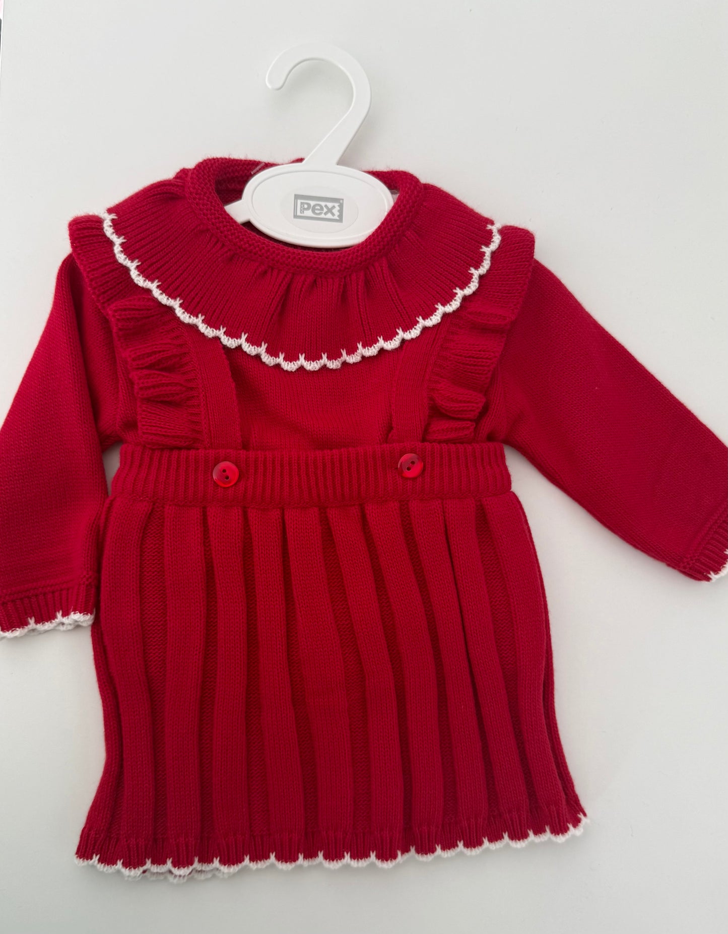 Sample - Red skirt and jumper set