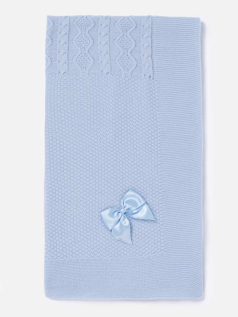 Baby blue shawl