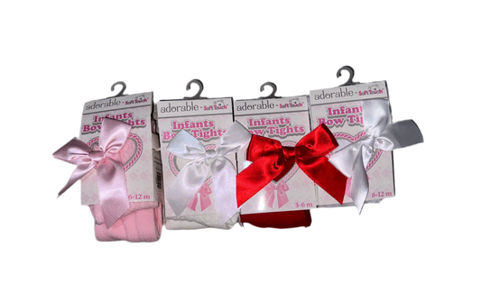 Baby girls bow tights