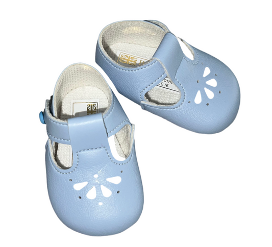 Blue soft sole shoe