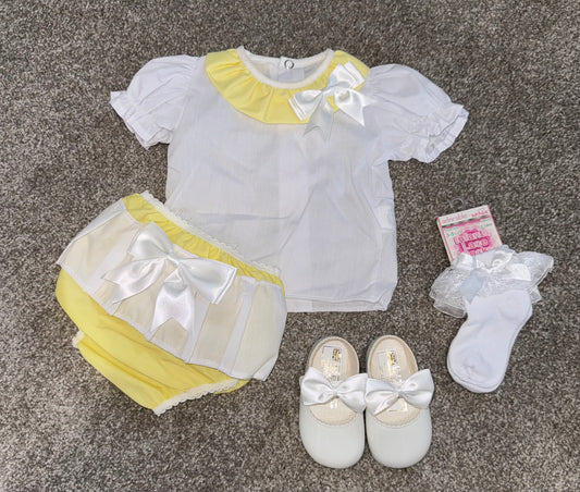 Baby girls lemon jam pants set