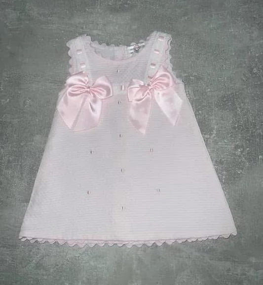 Baby girls pink aline dress