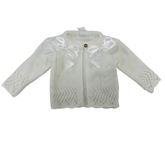 Double bow cardigan