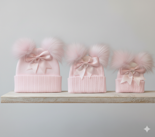 Baby girls hats - PINK